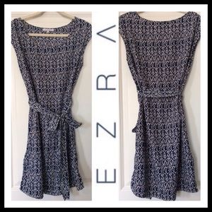 NWOT EZRA Geo Print Dress